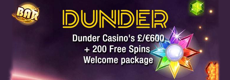 Codice bonus Dunder Casino senza deposito